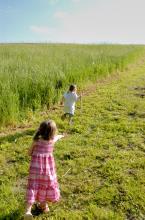 Children on farm, PA