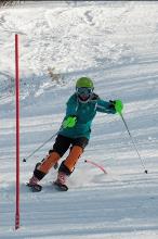 Slalom skier